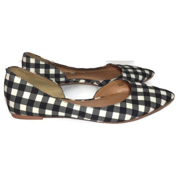 J. Crew Shoes - J. CREW Shoes J. CREW Shoes J. CREW Shoes 7 Ginhgam Plaid Dorsay Flats Work